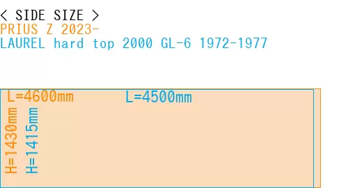 #PRIUS Z 2023- + LAUREL hard top 2000 GL-6 1972-1977